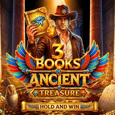3 Books of Ancient Treasure (Hold and Win) automat — Marvel Casino SK
